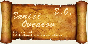 Daniel Ovčarov vizit kartica